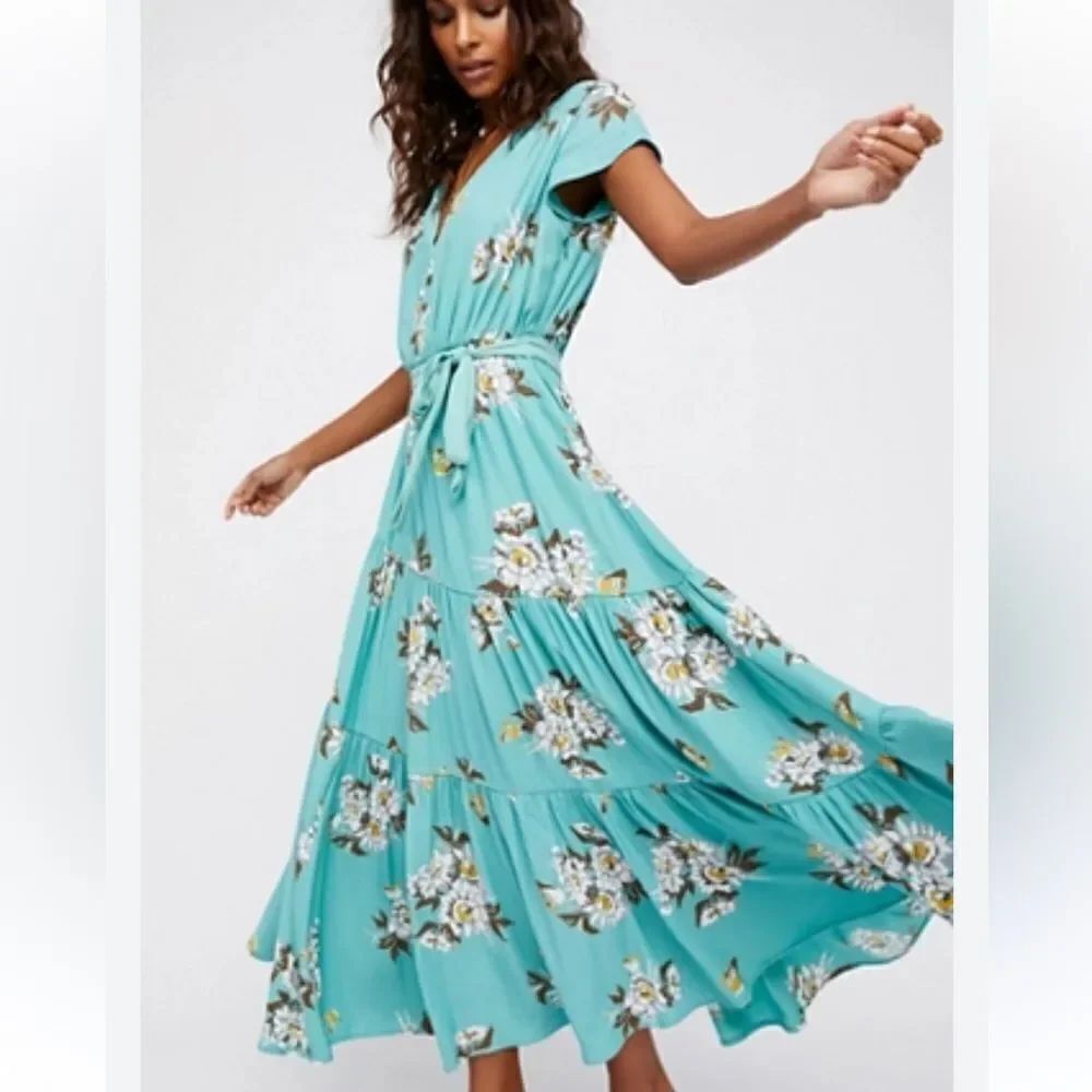 Free People All I Got Printed Maxi Dress 4